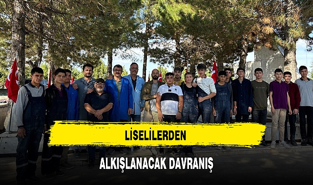 LİSELİLERDEN ALKIŞLANACAK DAVRANIŞ
