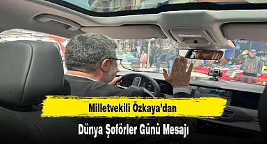 Milletvekili Özkaya’dan Dünya Şoförler Günü Mesajı