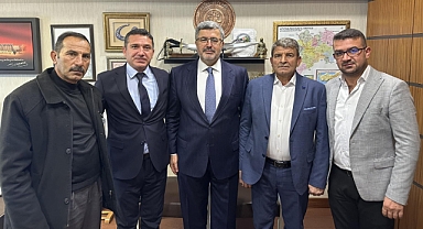 MİLLETVEKİLİ ÖZKAYA KONUKLARINI KABUL ETTİ