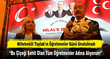 Milletvekili Taytak’ın Öğretmenler Günü Unutulmadı