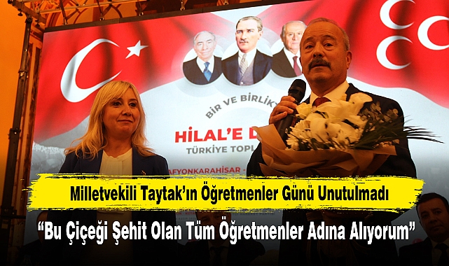 Milletvekili Taytak’ın Öğretmenler Günü Unutulmadı