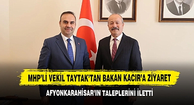 Milletvekili Taytak’tan Bakan Kacır’a Ziyaret