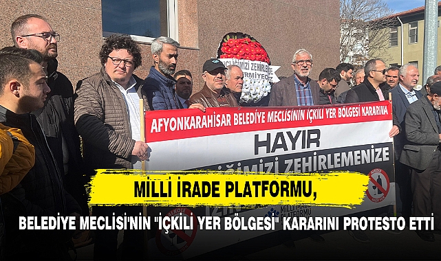 Milli İrade Platformu, Belediye Meclisi'nin "içkili yer bölgesi" Kararını Protesto Etti
