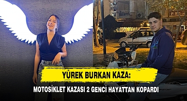 Motosiklet Kazası 2 Genci Hayattan Kopardı