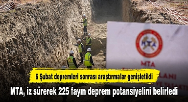 MTA, iz sürerek 225 fayın deprem potansiyelini belirledi
