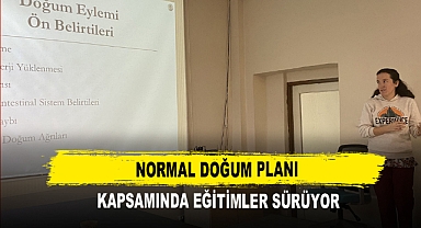 Normal Doğum Planı Kapsamında Eğitimler Sürüyor