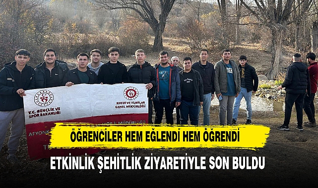 Öğrenciler Hem Eğlendi Hem Öğrendi Etkinlik Şehitlik Ziyaretiyle Son Buldu