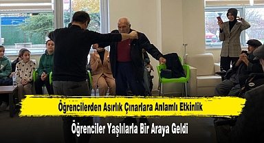 Öğrencilerden Asırlık Çınarlara Anlamlı Etkinlik