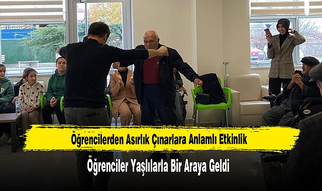 Öğrencilerden Asırlık Çınarlara Anlamlı Etkinlik