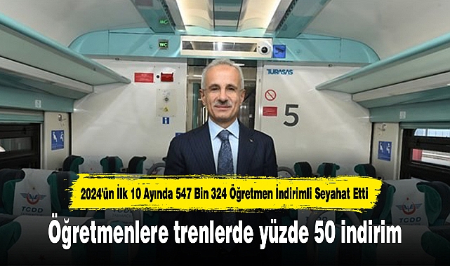Öğretmenlere trenlerde yüzde 50 indirim