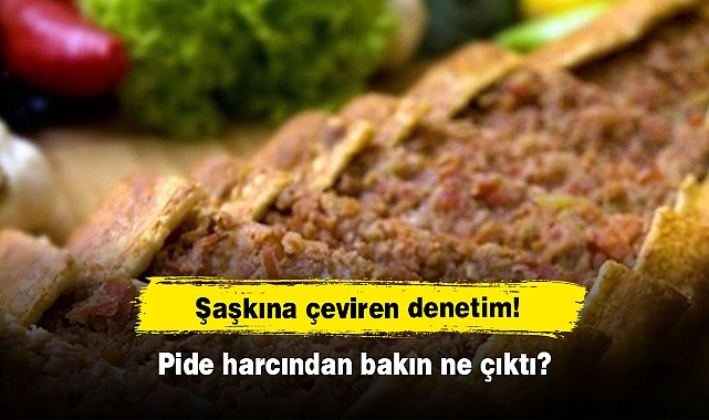 Pes dedirten denetim! Pide harcından bakın ne çıktı