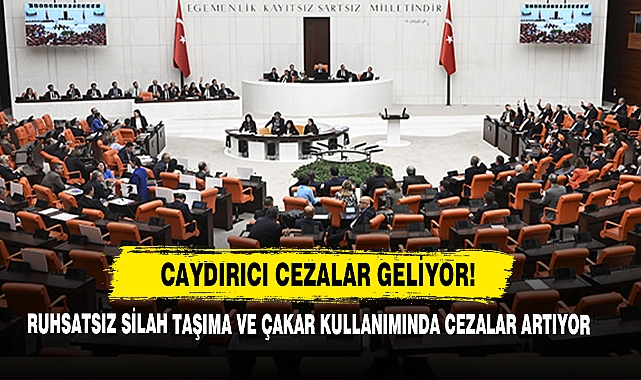 Ruhsatsız Silah Taşıma Ve Çakar Kullanımında Cezalar Artıyor