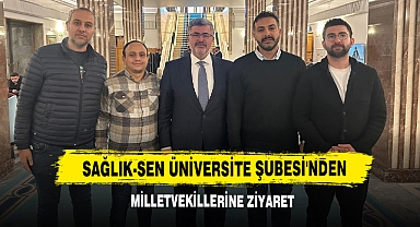 Sağlık-Sen Üniversite Şubesi'nden Milletvekillerine Ziyaret 