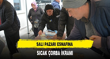 SALI PAZARI ESNAFINA SICAK ÇORBA İKRAMI