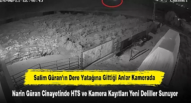 Salim Güran’ın Dere Yatağına Gittiği Anlar Kamerada...  Narin Güran Cinayetinde HTS ve Kamera Kayıtlarına Ulaşıldı