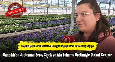 Sandıklı'da Jeotermal Sera, Çiçek ve Ata Tohumu Üretimiyle Dikkat Çekiyor