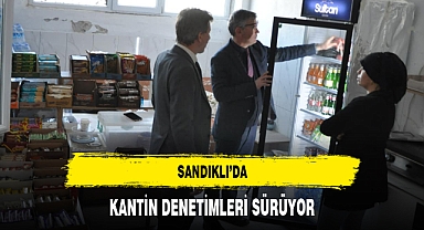 SANDIKLI’DA KANTİN DENETİMLERİ SÜRÜYOR