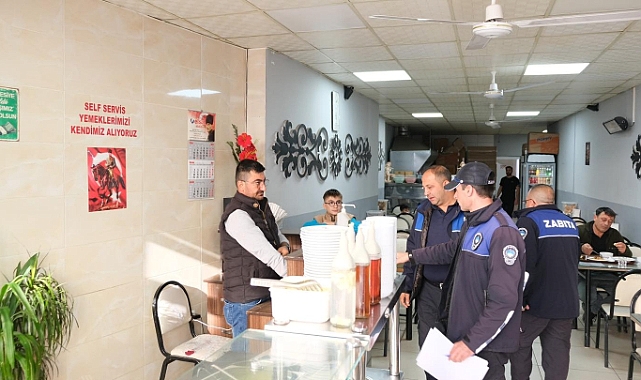 Sandıklı Zabıta Ekiplerinden Lokantalara Denetim