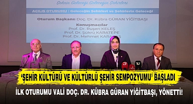 ‘Şehir Kültürü ve Kültürlü Şehir Sempozyumu’ Başladı