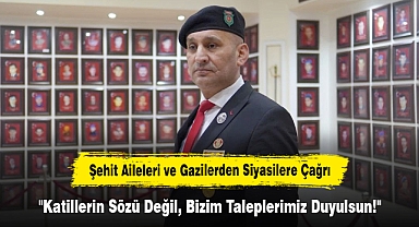 Şehit Aileleri ve Gazilerden Siyasilere Çağrı:
