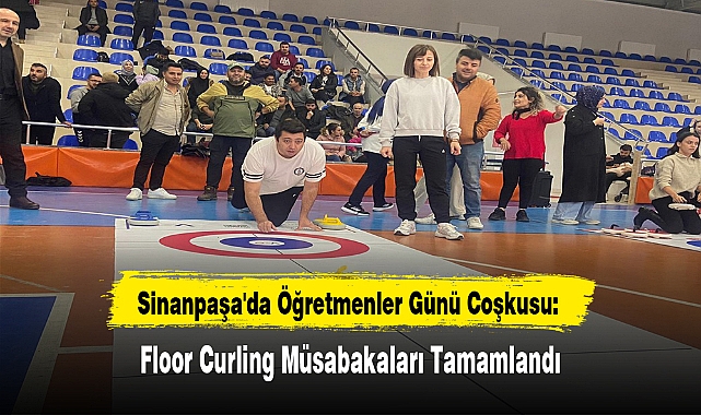 Sinanpaşa'da Öğretmenler Günü Coşkusu: Floor Curling Müsabakaları Tamamlandı