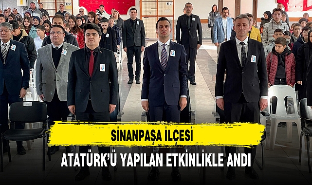 SİNANPAŞA İLÇESİ ATATÜRK’Ü YAPILAN ETKİNLİKLE ANDI
