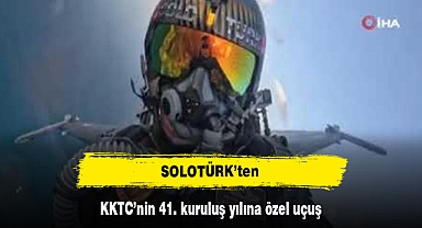 SOLOTÜRK’ten KKTC’nin 41. kuruluş yılına özel uçuş