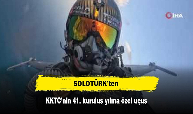 SOLOTÜRK’ten KKTC’nin 41. kuruluş yılına özel uçuş