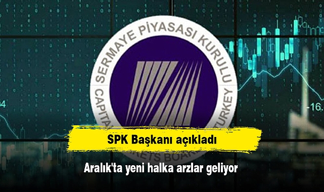 SPK Başkanı açıkladı: Aralık'ta yeni halka arzlar geliyor