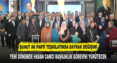 ŞUHUT AK PARTİ TEŞKİLATINDA BAYRAK DEĞİŞİMİ