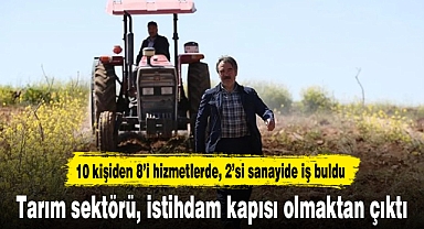 Tarım sektörü, istihdam kapısı olmaktan çıktı