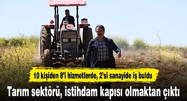 Tarım sektörü, istihdam kapısı olmaktan çıktı