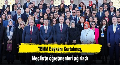 TBMM Başkanı Kurtulmuş, Meclis'te öğretmenleri ağırladı