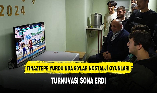 TINAZTEPE YURDU'NDA 90'LAR NOSTALJİ OYUNLARI TURNUVASI SONA ERDİ