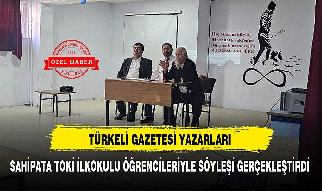 TÜRKELİ GAZETESİ YAZARLARI, SAHİPATA TOKİ İLKOKULU ÖĞRENCİLERİYLE SÖYLEŞİ GERÇEKLEŞTİRDİ