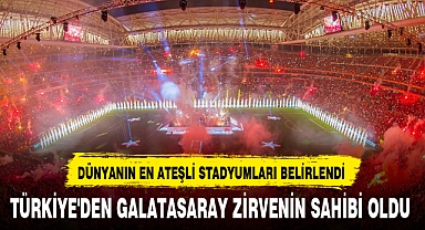 TÜRKİYE'DEN GALATASARAY ZİRVENİN SAHİBİ OLDU
