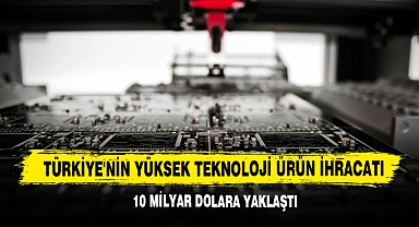 Türkiye'nin Yüksek Teknoloji Ürün İhracatı 10 Milyar Dolara Yaklaştı