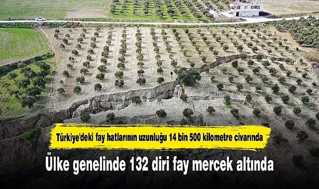 Ülke genelinde 132 diri fay mercek altında