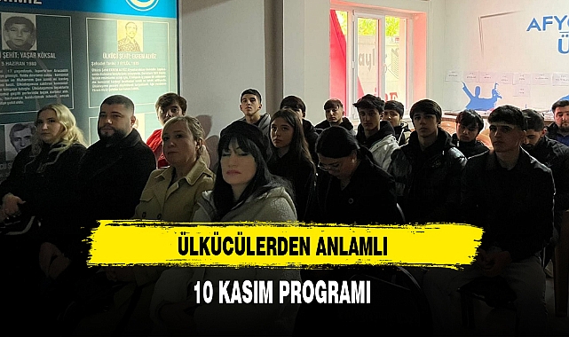 Ülkücülerden Anlamlı 10 Kasım Programı