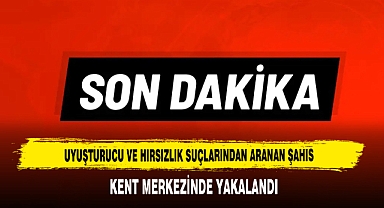 Uyuşturucu ve Hırsızlık Suçlarından Aranan Şahıs Kent Merkezinde Yakalandı