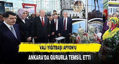 Vali Yiğitbaşı Afyon’u Ankara’da Gururla Temsil Etti