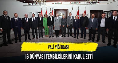 Vali Yiğitbaşı İş Dünyası Temsilcilerini Kabul Etti