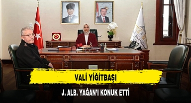 VALİ YİĞİTBAŞI, J. ALB. YAĞAN'I KONUK ETTİ