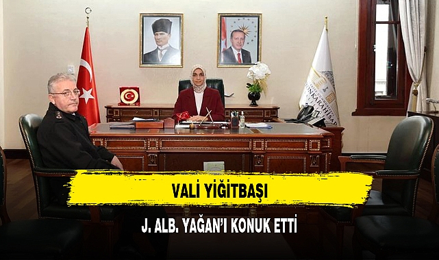 VALİ YİĞİTBAŞI, J. ALB. YAĞAN'I KONUK ETTİ