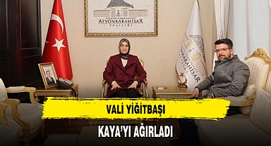 VALİ YİĞİTBAŞI, KAYA’YI AĞIRLADI