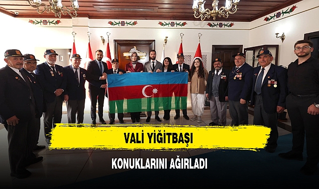 VALİ YİĞİTBAŞI KONUKLARINI AĞIRLADI
