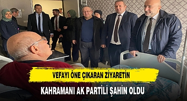 Vefayı Öne Çıkaran Ziyaretin Kahramanı AK Partili Şahin Oldu