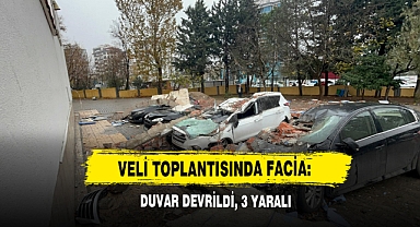 Veli Toplantısında Facia: Duvar Devrildi, 3 Yaralı