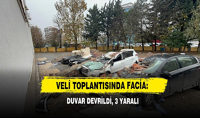 Veli Toplantısında Facia: Duvar Devrildi, 3 Yaralı