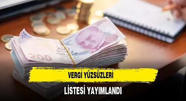 Vergi Yüzsüzleri Listesi Yayınlandı Listede Kimler Kimler Var